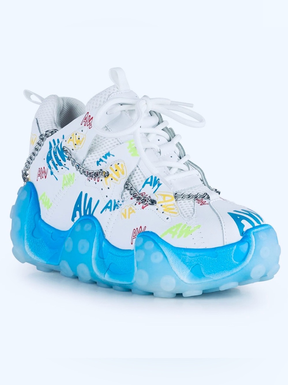 Anthony Wang CARAMBOLA 01 - MULTI Platform Sneakers NIB - Size 8.5 - Picture 15 of 15
